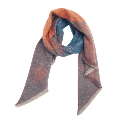 European And American Yarn Rhombus Twill Scarf