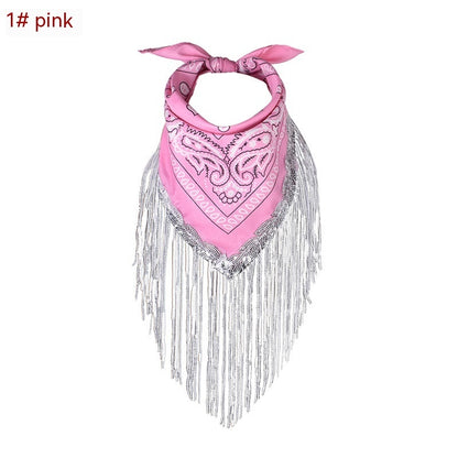 Ethnic Style Scarf Fashion Style Polyester Small Square Scarf