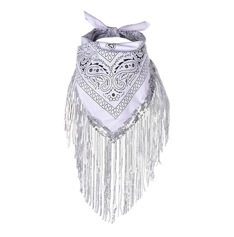 Ethnic Style Scarf Fashion Style Polyester Small Square Scarf