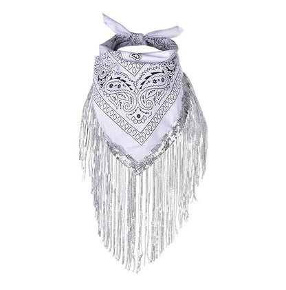 Ethnic Style Scarf Fashion Style Polyester Small Square Scarf