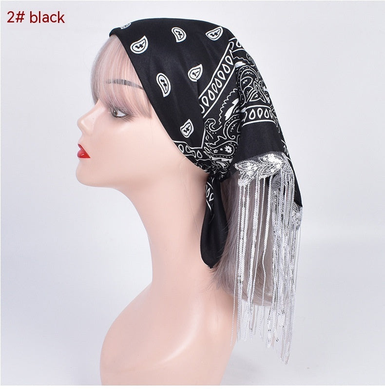 Ethnic Style Scarf Fashion Style Polyester Small Square Scarf