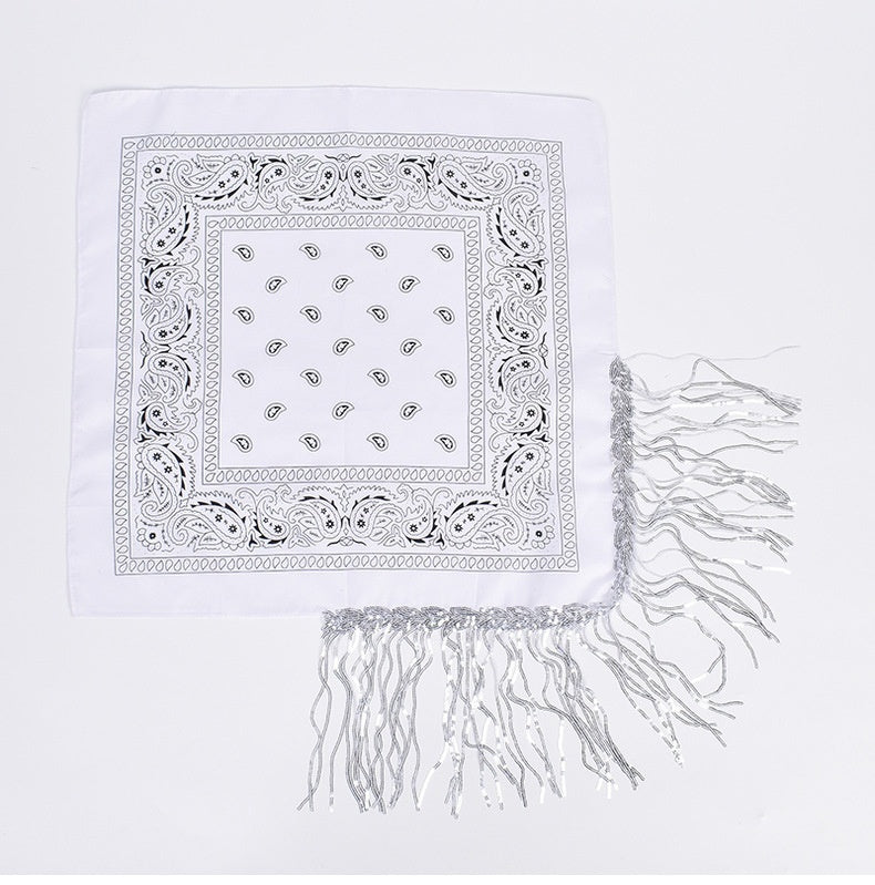 Ethnic Style Scarf Fashion Style Polyester Small Square Scarf