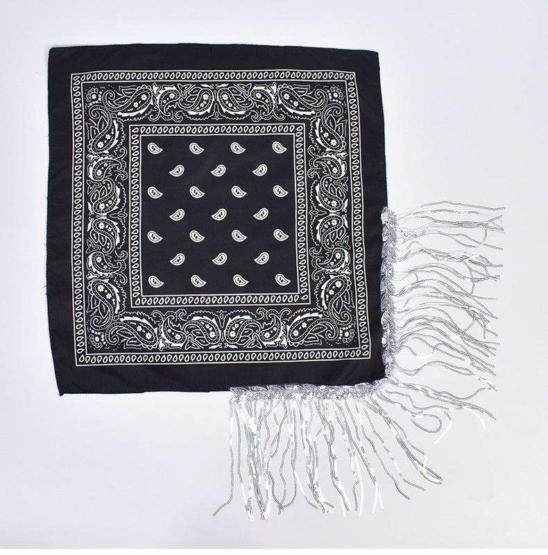 Ethnic Style Scarf Fashion Style Polyester Small Square Scarf