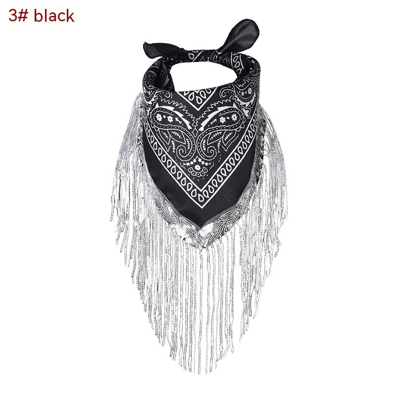 Ethnic Style Scarf Fashion Style Polyester Small Square Scarf