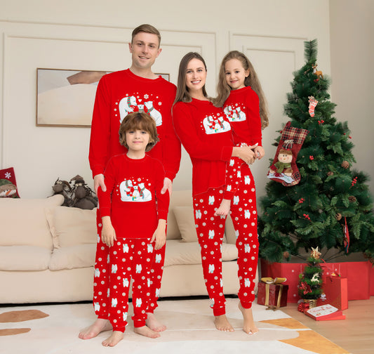 Christmas Family Pajamas Matching Sets Christmas Sleepwear Parent-Child Pjs Outfit For  Christmas Holiday Xmas Party