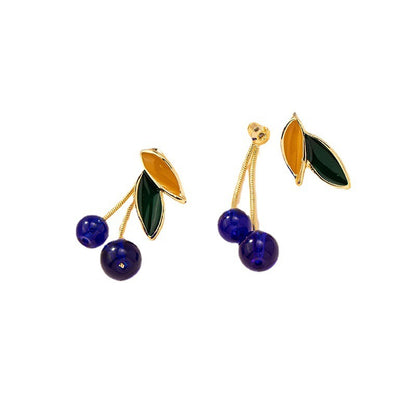 European And American Style Personality, Trend, Fashion  Cherry-shaped Earrings