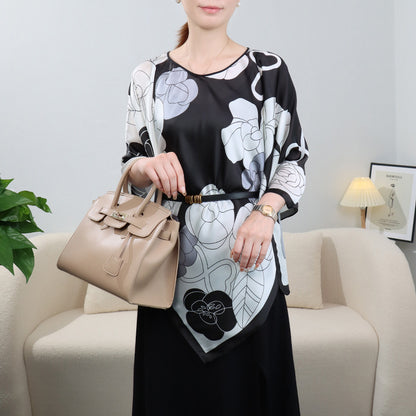 Artificial Silk Pullover Sunscreen Scarf Shawl