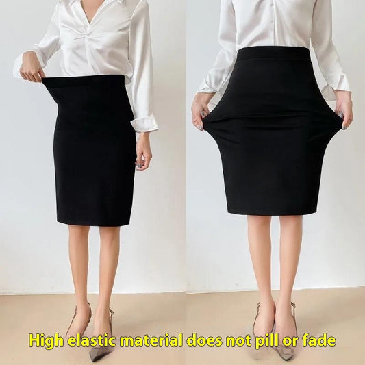 Women's Spring And Autumn Dress Skirt Split skirt