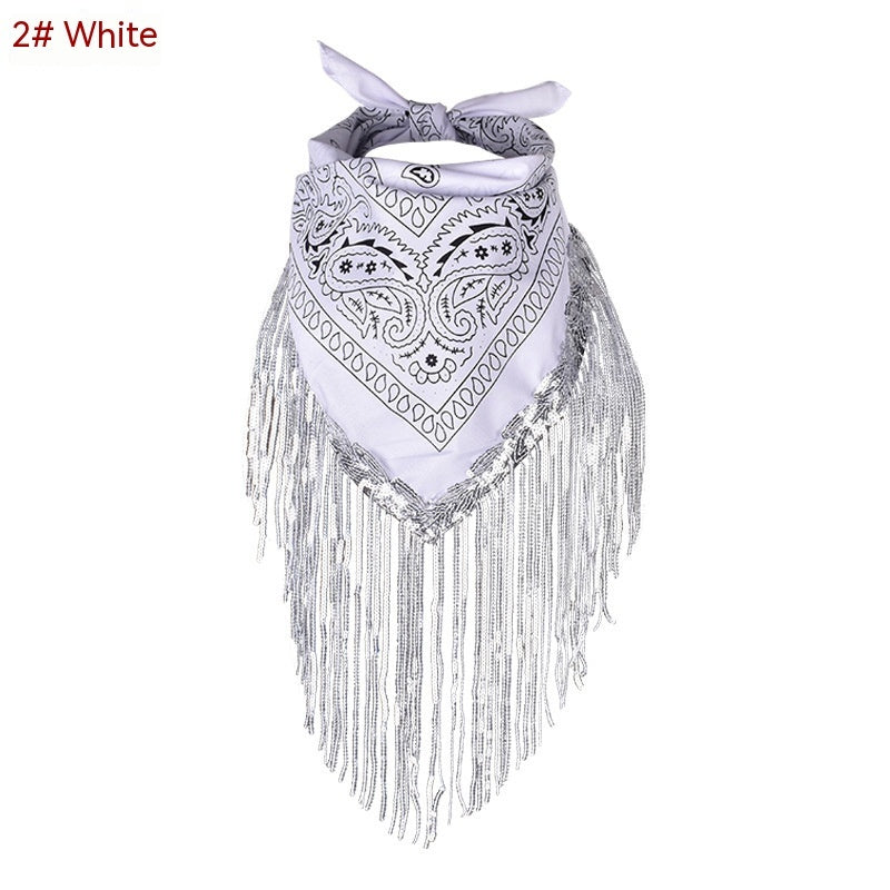 Ethnic Style Scarf Fashion Style Polyester Small Square Scarf