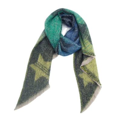 European And American Yarn Rhombus Twill Scarf