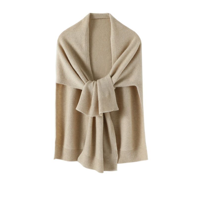 Cashmere Shawl Outer Match Knitted Thick Warm