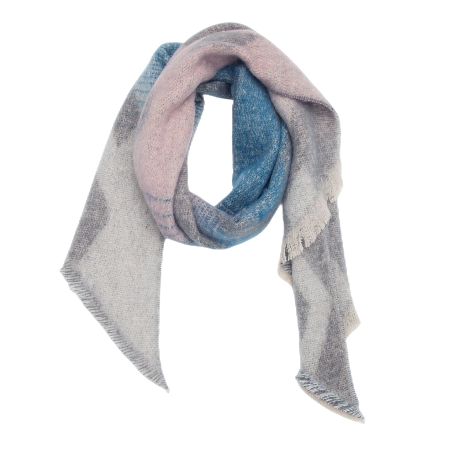 European And American Yarn Rhombus Twill Scarf